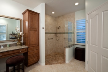 Remodeled bathroom by MeyMax Construction LLC